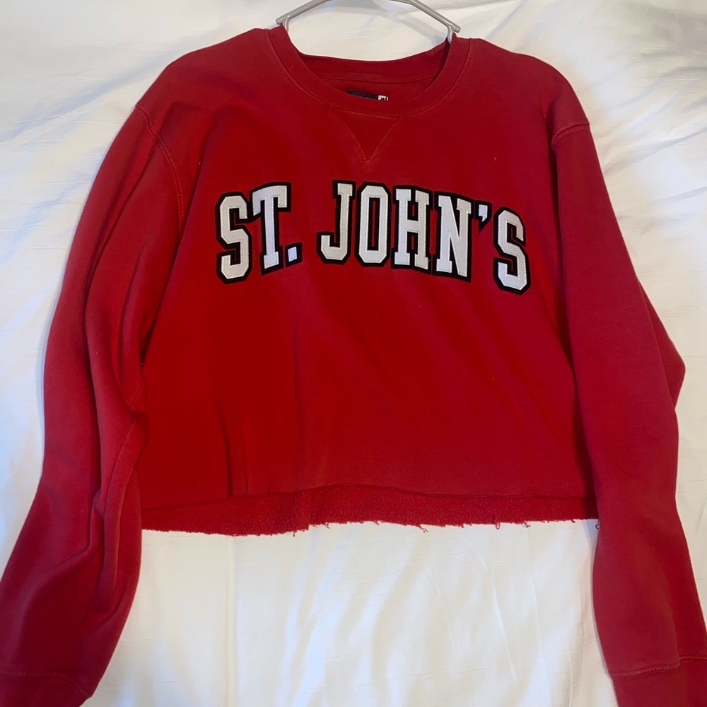 Saint Johns Cropped College Sweatshirt